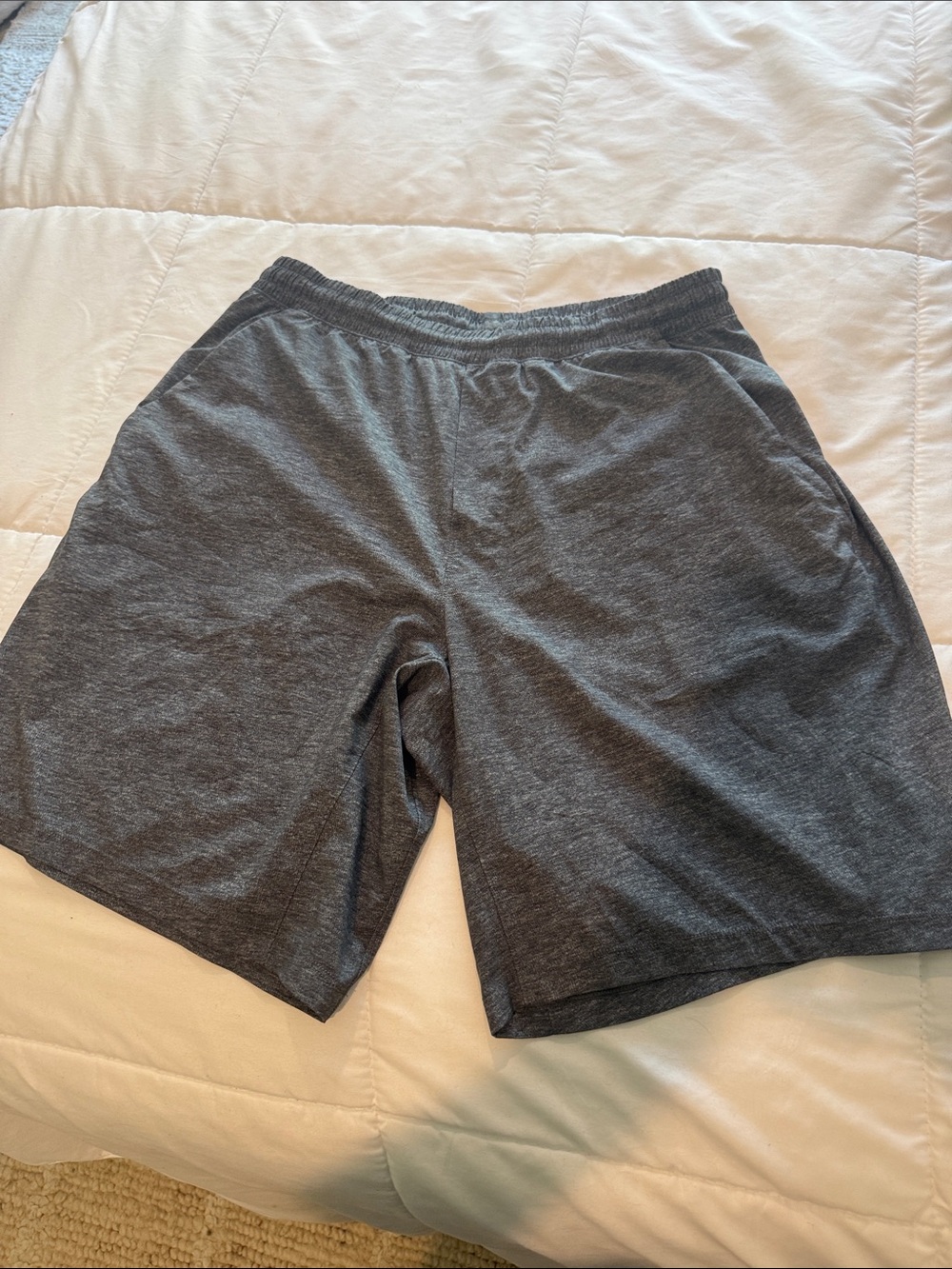 Lululemon Like New Men's Charcoal Gray Performance Shorts